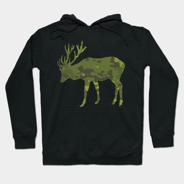 Multicam Tropic Stag Hoodie by hiwez